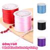 1 Roll 60 Meters/Roll Beading Cord for Jewelry Making 0.8mm Multicolor Clear Crystal Elastic Stretchy String Thread Wire Line Necklace