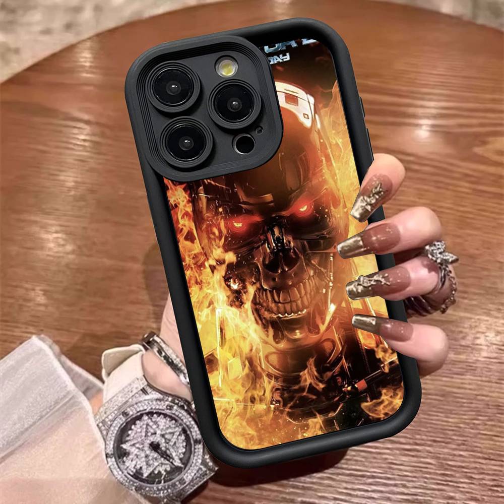 Sci Fi Movie The T-Terminator Phone Case For IPhone 17 16 15 14 13 12 11 Pro Max Silicone Back Cover