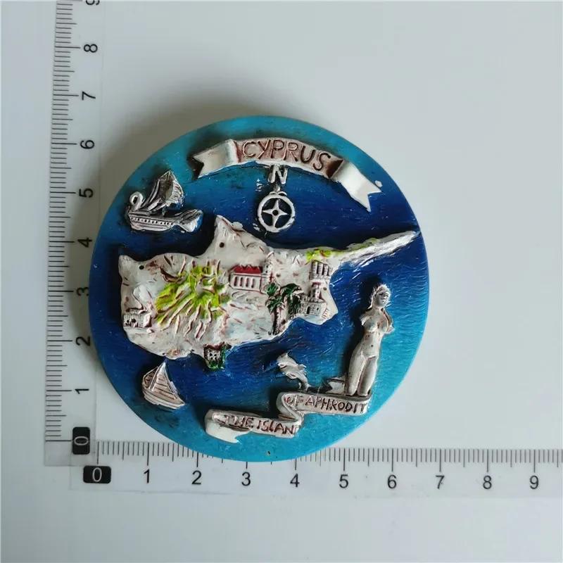 Кипрские магниты на холодильник Туристический сувенир Средиземноморский холодильник Магнитная наклейка Imanes Para El Refrigerador Украшение для дома