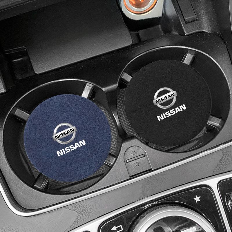 Car Interior Car Anti Slip Insert Cup Coasters Car Accessories For Nissan Nismo Qashqai X J10 J11 Trail Tiida Teana Skyline Juke X-trail Almera