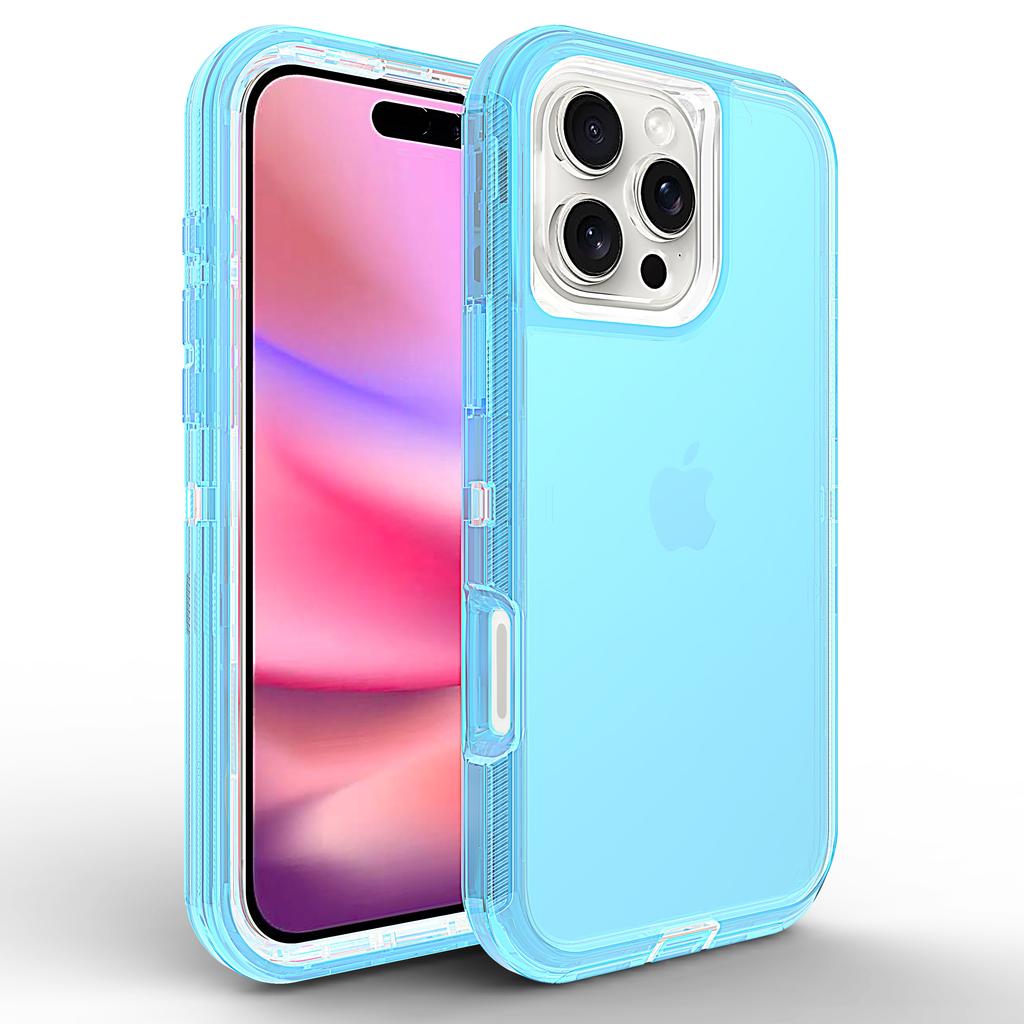 Чехол для iPhone 16 15 14 13 12 11 Pro Max Plus Xs Xr 8 7 Полный 3 в 1 Ударопрочный Прочный Защита от царапин Крепкий Прозрачный Чехол Funda