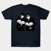 Мужская черная футболка с принтом The Blues Brothers Печать на трансферной бумаге без вырезания Хлопковая футболка