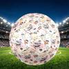 Crayon Shin Print Size 5 Soccer Ball, PU Wear Resistant Football for Match Training and Daily Practice, Birthday Gift for Soccer Fans