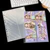 A4 Card Album Refill Pages for Banknote, Stamp, Card, Slogan & Ticket Collection - Transparent Loose-Leaf Storage Pages.