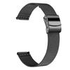 For Garmin Vivomove Luxe Quick Release Strap 20mm Milanese Watch Band,Black