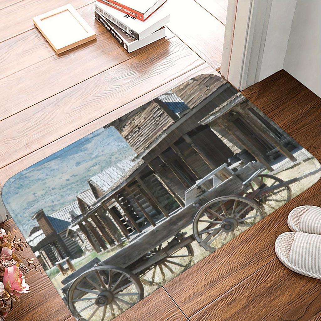 1 шт. Синий коврик для кухни с рисунком бантика, нескользящий коврик для двери, поп-дизайн, коврик для ванной, коврик для ванной, ковер для дома, для раковины, прачечной, декор