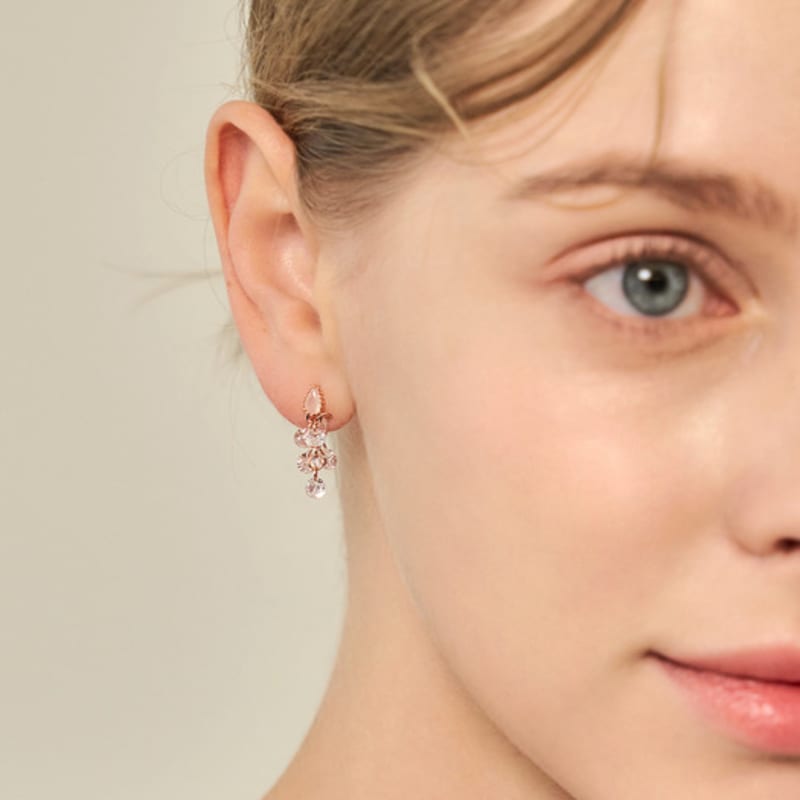 CRANNE 14K GF Grape Earrings C24EGF161