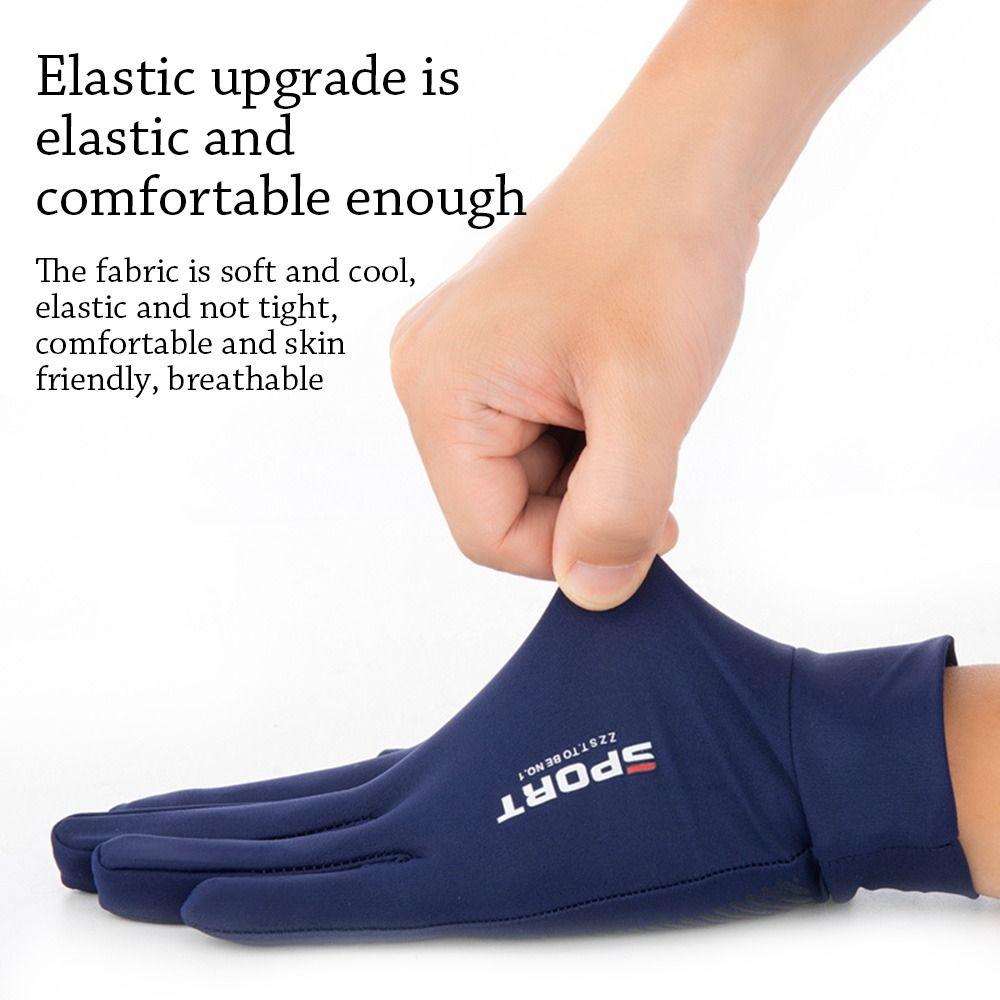 Thin Sunscreen Gloves UV Protection Anti-UV Mittens Summer Sun Protection Gloves Sports