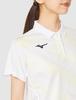 Теннисный воротник Game Sweat Quick L [Mizuno] Одежда, Рубашка, Впитывающая, Сушащая, Дезодорирующая, 62JA1702, Белый,