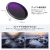 NEEWER 52mm Variable ND Filter with Lens Cloth Neutral Density Adjustable Coated Optical Glass Proof Ultra Thin Neutral Density Filter ND2-400 (1-9