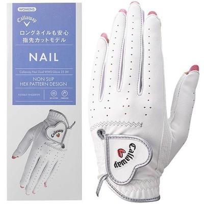 Перчатка Callaway NAIL DUAL WMS 25 (для обеих рук) Женский L 20-21 см Белый Япония