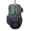 Wired USB Gaming Mouse, Large, 10 Buttons, Optical, 6-Level DPI Switching, Ergonomic Design, RGB Lighting, Macro Programming, Compatible with