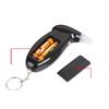 LCD Digital Alcohol Breath Tester Breathalyser Device Self Analyzer Detector with Keychain