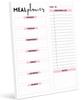 Inkdotpot Weekly Meal Planner Notepad 7"x10 , "Kitchen Menu" Magnetic Meal Planning Pad with Tear Off Grocery S-54 Sheets
