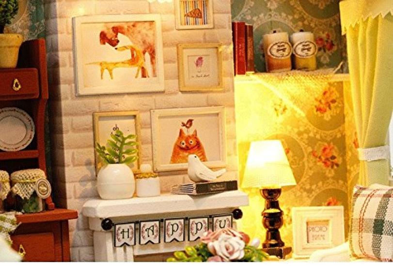 Кукольный домик ручной работы набор миниатюрный американский стиль HAPPY TIMES (t-ФРИК)