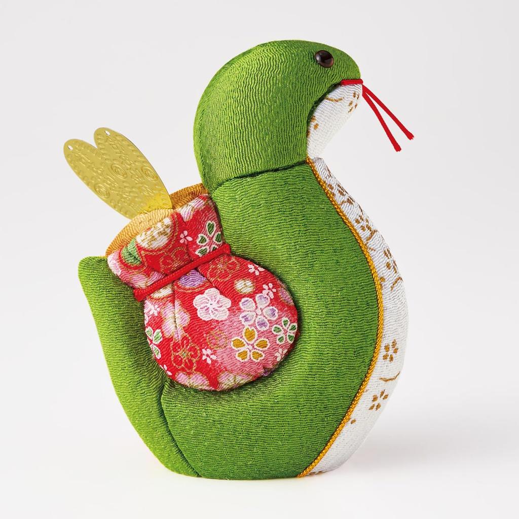 Sakura Horikiri Kimekomi Doll, Fortune and Enman Snake (Chirimen) 5865217