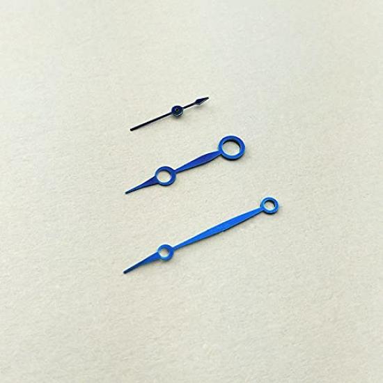 Watch Dial Dial Set Metal Watch Hands with Blue Dial Watch Accessories for ETA 6498 Movement 38.9MM