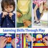 Skills Learning Board Busy Board Montessori Toys for Toddlers Busy Board Preschool Educational Toys Travel Activities Alphabet Fine Motor Skills