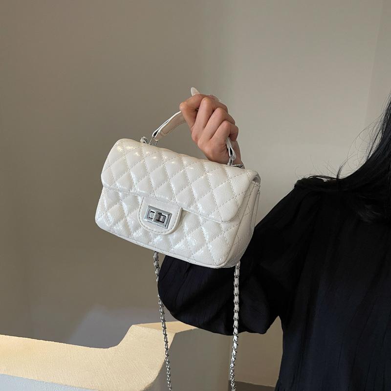 New Fashionable High-end Diamond Chain Bag Versatile Portable Shoulder Oblique Span Women's Bag