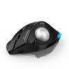 Беспроводная трекбольная мышь с Bluetooth, одновременное подключение к 3 устройствам, регулируемая RGB-подсветка, эргономичная, бесшумная, с приемником, совместимая с & поддержка 2,4 ГГц,