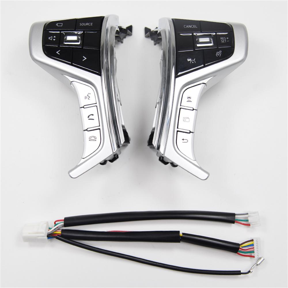 Steering Wheel Control Switch Set For Mitsubishi Outlander Pajero Sport 15-23