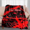 1PC Custom Name Splatter Art Design" blanket versatile,all-season throw suitable for the living room,bedroom,camping,travel,and gift