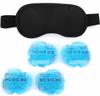 Nagoya Megane Eye Hot Meo Ice Ice Набор из 2 гелевых масок, & Холодный, (Горячие и Упаковки) 8885-01