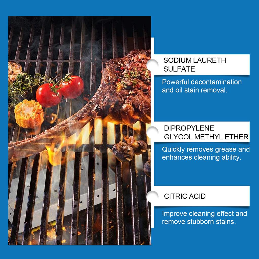 Средство для удаления масляных пятен с кухонной вытяжки, очиститель масляных паров, пена для чистки кухонной вытяжки, бытовая 100 мл