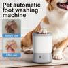 Removable Design Automatic Pet Foot Washer Intelligent Cleaning Electric Powered Pet Paw Cleaner Usb Charging Quick Low Noise