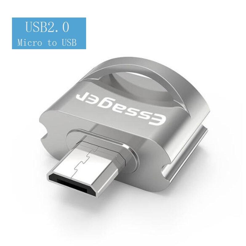 Essager OTG USB To Type C Adapter Micro USB Type-C Male To USB Female Converter For Macbook Samsung Xiaomi USB-C OTG Connector