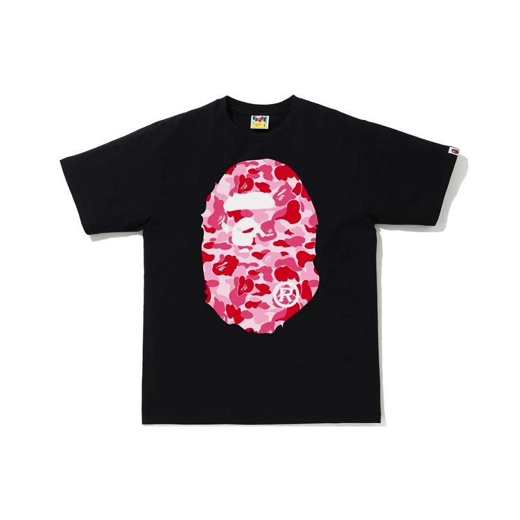 Bape Эксклюзив онлайн Большая голова обезьяны Bapec Футболка 1H80-110-005