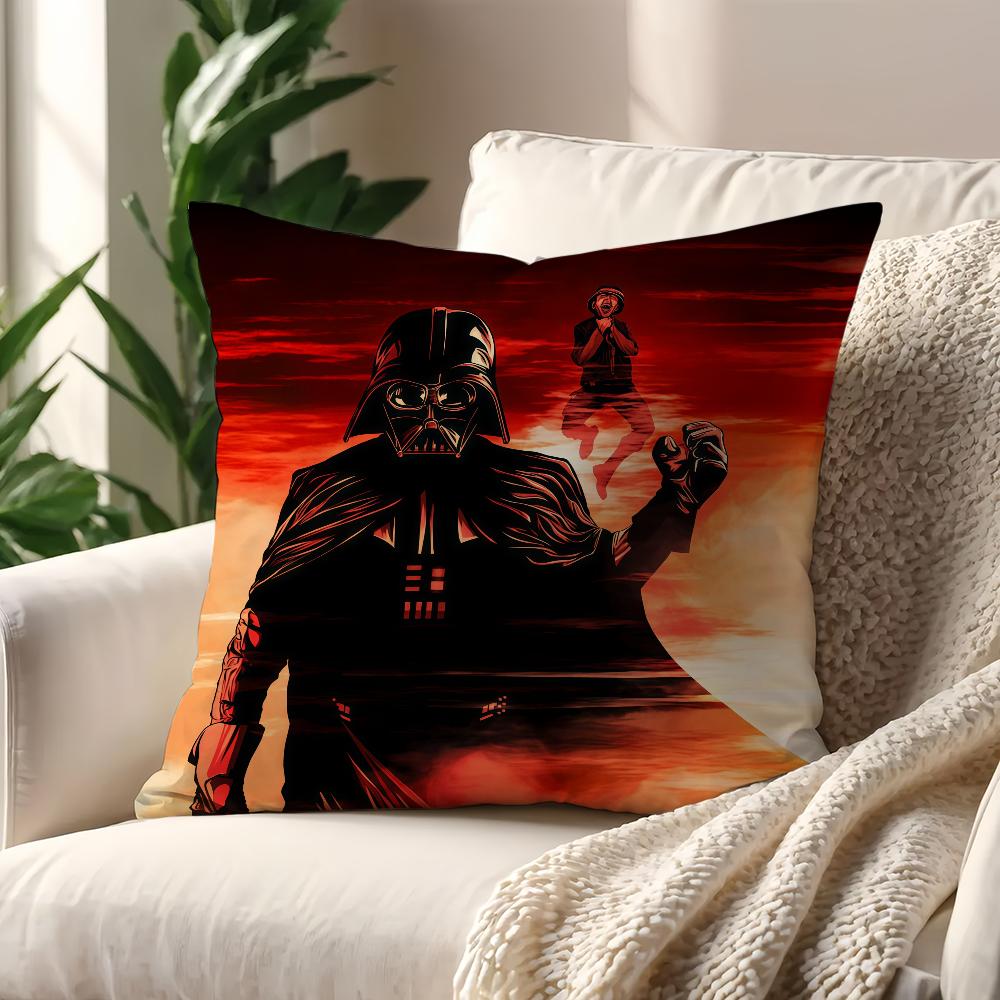 DDarth VVader SStar WWars Classic cushion cover For Pillow Printing Sofa Decoration Home Car Room Office Nordic Simplicity