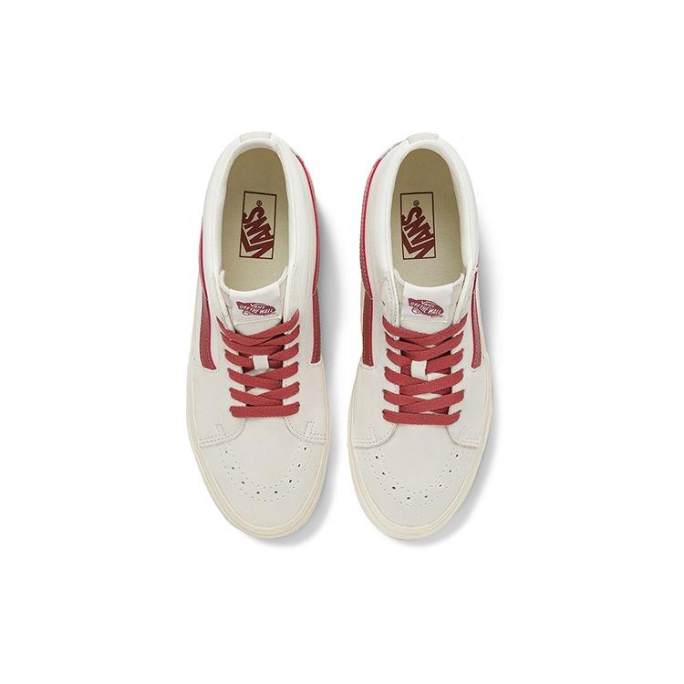 Vans SK8-Mid 'White Red' Men's VN0A5KXER2S