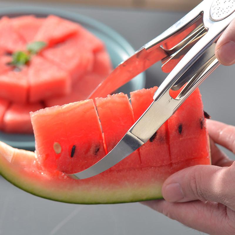 Mango Slicer Peeler Cutter Stainless Steel Mango Dicer Fruit Pitter Peeling Tool Kitchen Fruit Cutting Tool