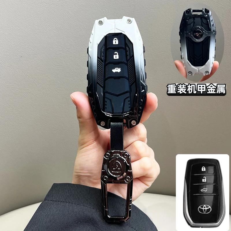 bsqrw5 Car Remote Key Case Cover for Toyota GR RAV4 Crown Hilux Fortuner Corolla SE 2023 Camry Yaris Land Cruiser Prado Venza Accessory