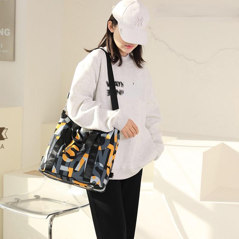 Women's Top-handle Bag Messenger Bags Waterproof Nylon Shoulder Totes High Quality Large Handbag Female Travel Crossbody Bags