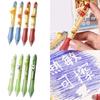 4Pcs Cartoon Retractable Gel Pen Erasable Gel Pen 0.5mm Tip Smooth To Write Refillable Gel Pen for Student Game Reward