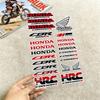 WYEY7 FOR HONDA CBR500R Waterproof Reflective Motorbike Stickers Easy Peel Removable Decals for Motorcycle Car