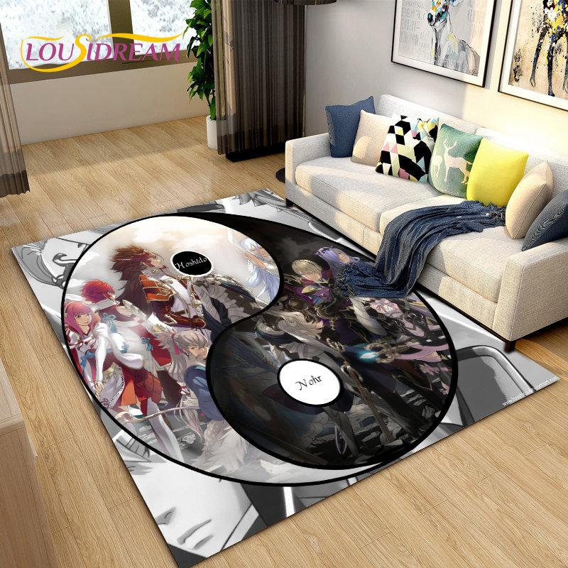 Game Gamer Fire Emblem Series Area Rug,Carpet Rug for Living Room Bedroom Sofa Doormat Decoration, Kids Play Non-slip Floor Mat