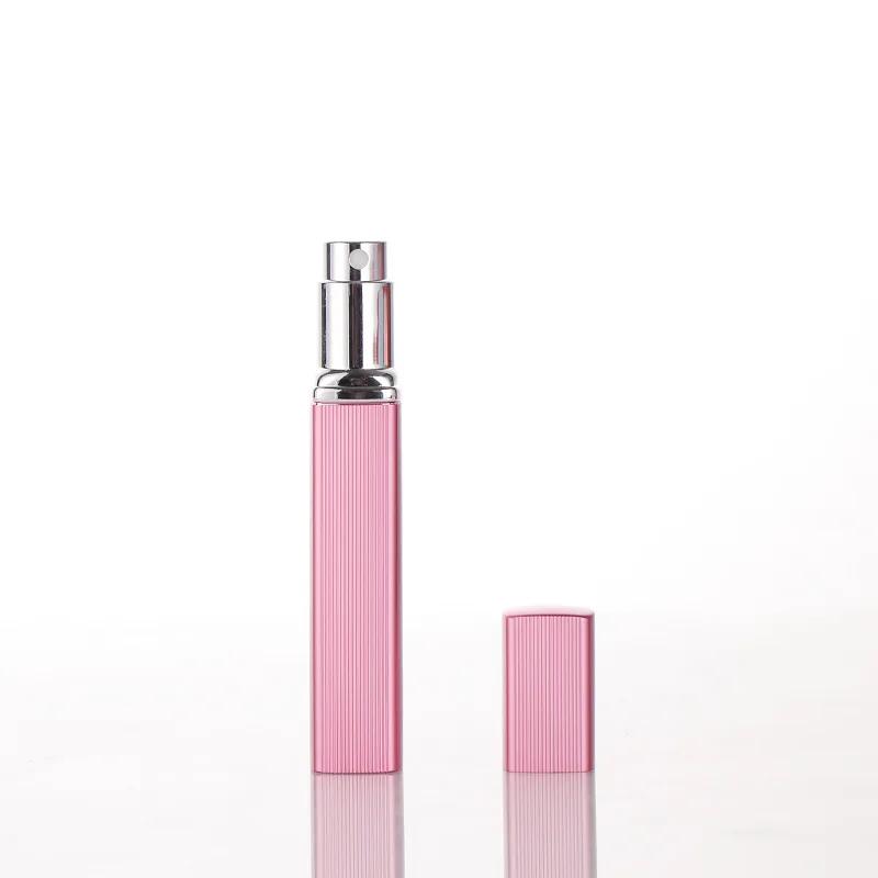 12ml Mini Perfume Refill Bottle Travel Pocket Jars Holder Rechargeable Perfumer Atomizer Spray Empty Glass Bottles Men Women