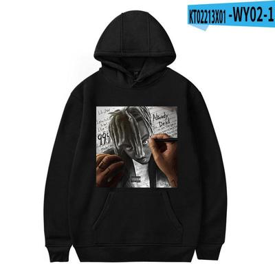 Стритвир Хип-хоп Juice WRLD Мужские Женские Толстовки Свободные Повседневные Оверсайз Y2k Стритвир Худи Сезон Хип-хоп Модная Женская Мужская Одежда