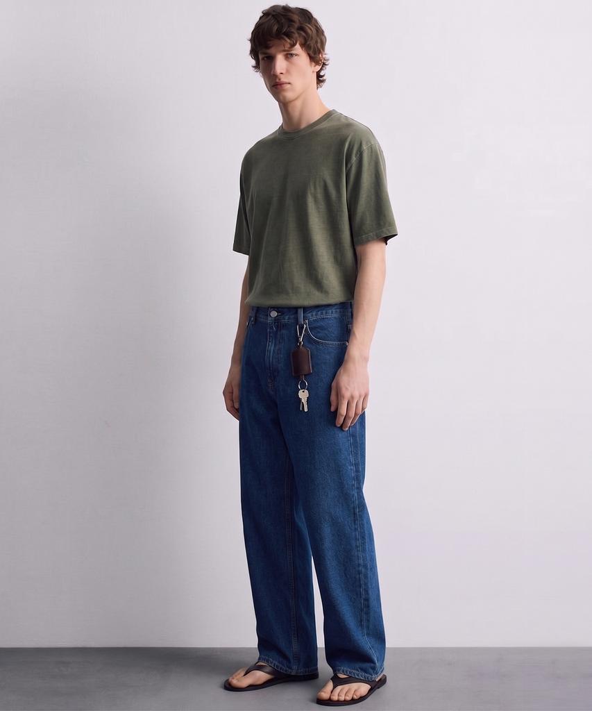 DE GRAND MATIN Pigment Dyed Relaxed Over-Fit T-Shirt (B Type)