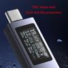 KOWSI тестер напряжения и тока USB C измерительный тестер вольтметр амперметр детектор USB C детектор зарядки светодиодный дисплей портативный