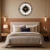 50 см / Аналоговые Современные Металлические Настенные Часы для Гостиной | Необычные Стильные Новейшие Большие Настенные Часы для Домашнего Декора | Антикварные Бесшумные Настенные Часы