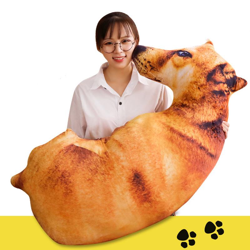 1 шт. реалистичная подушка с изображением животных домашний декор забавная собака 3D