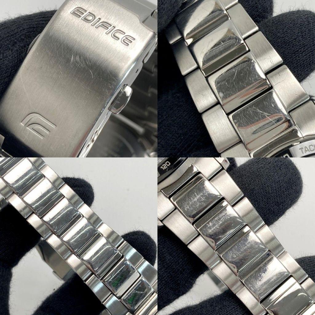 Used CASIO EDIFICE EQW-T650DB-1AJF Black Radio Solar Men's Watch EDIFICE With Box and Manual