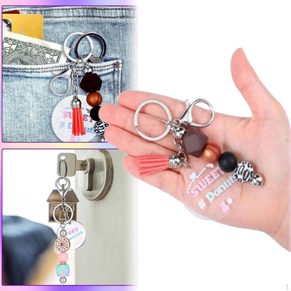 Акриловые брелки-заготовки для винилового комплекта, стержни из бисера, ручная работа, поиск, ремесло, сделай сам