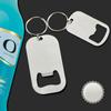 Portable Beverage Opener Stainless Steel Keychain Bottle Opener Fashion Beer Bottle Opener