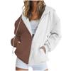 Women's Fashionable Casual  Long-sleeved Pullover Hooded Jacket