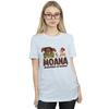 Disney Womens/Ladies Moana Adventures in Oceania Cotton Boyfriend T-Shirt